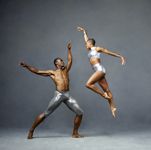 Alvin Ailey American Dance Theaters Akua Noni Parker and Jamar Roberts. Photo by Andrew Eccles